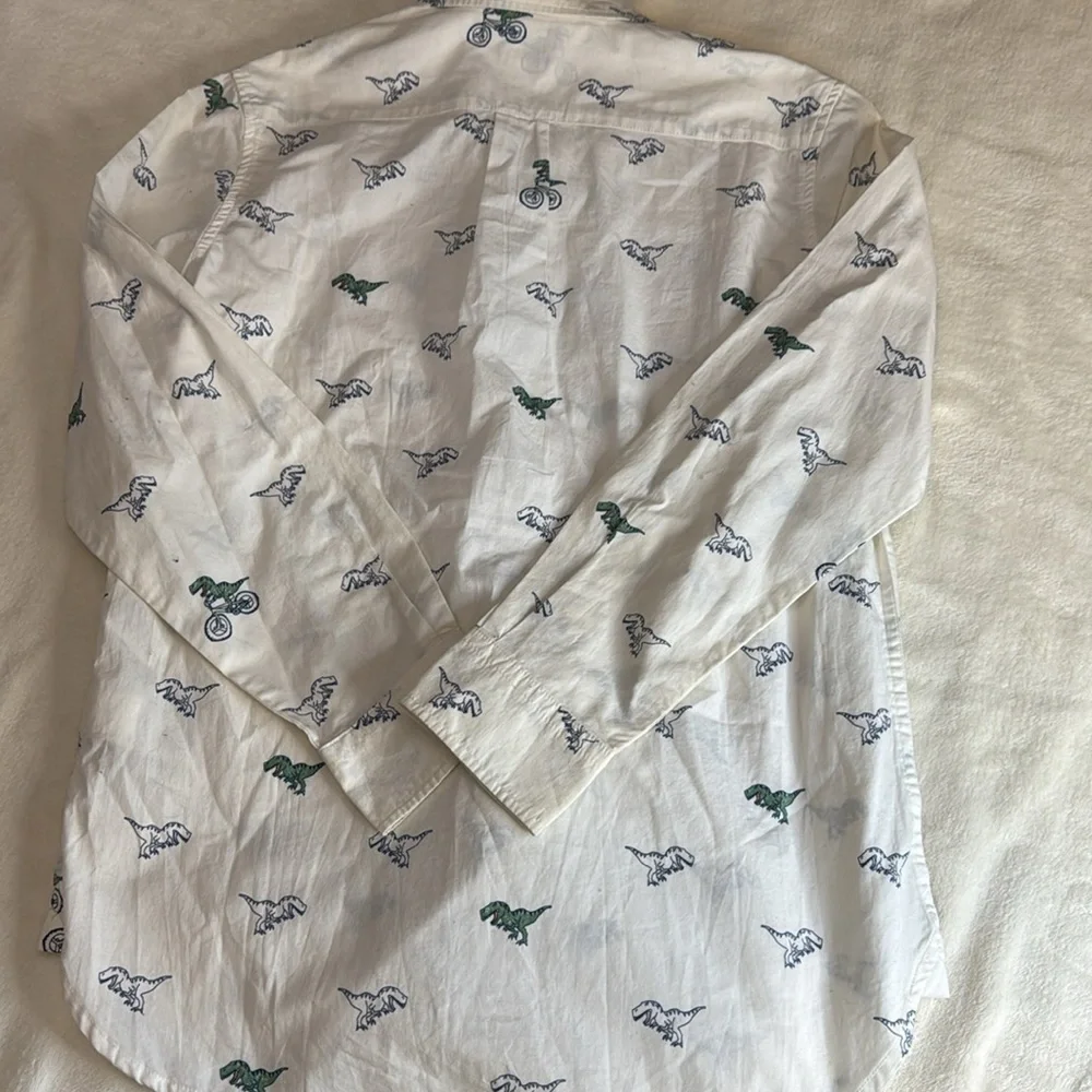 Dinosaur Button Down Shirt by GAP Kids